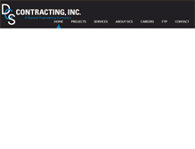 Tablet Screenshot of dcscontracting.com